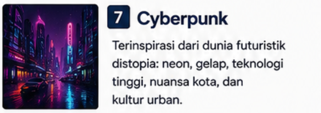 Gaya Cyberpunk