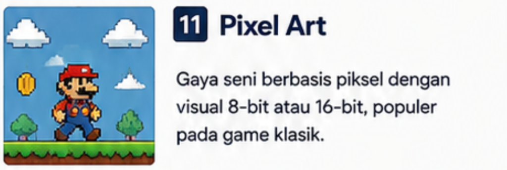 Gaya Pixel Art